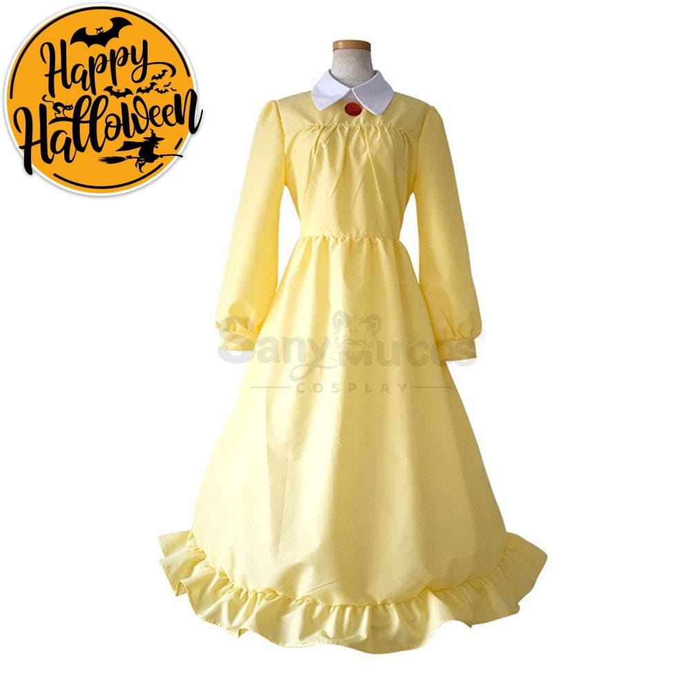 【In Stock】Anime Howl’s Moving Castle Cosplay Sophie Hatter Costume Plus Size Yellow / S Costumes