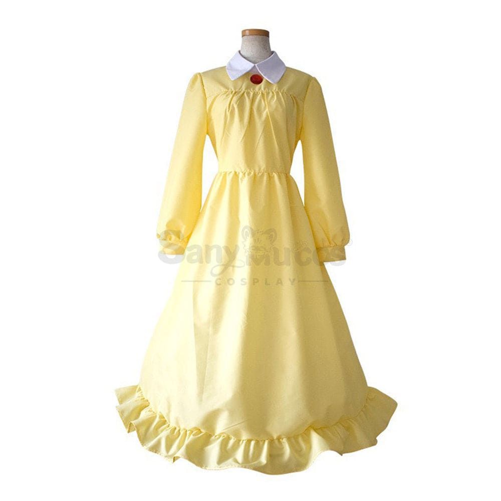 【In Stock】Anime Howl’s Moving Castle Cosplay Sophie Hatter Costume Plus Size Yellow / S Costumes