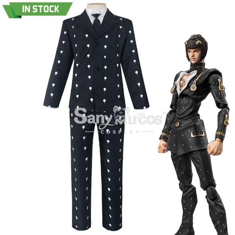 【In Stock】Anime Jojo’s Bizarre Adventure Cosplay Bruno Buccellati Costume Costumes