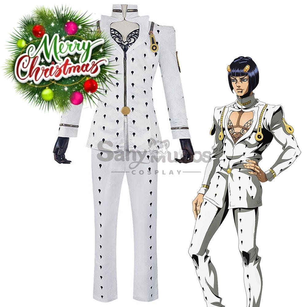 【In Stock】Anime Jojo’s Bizarre Adventure Cosplay Bruno Buccellati Costume Costumes