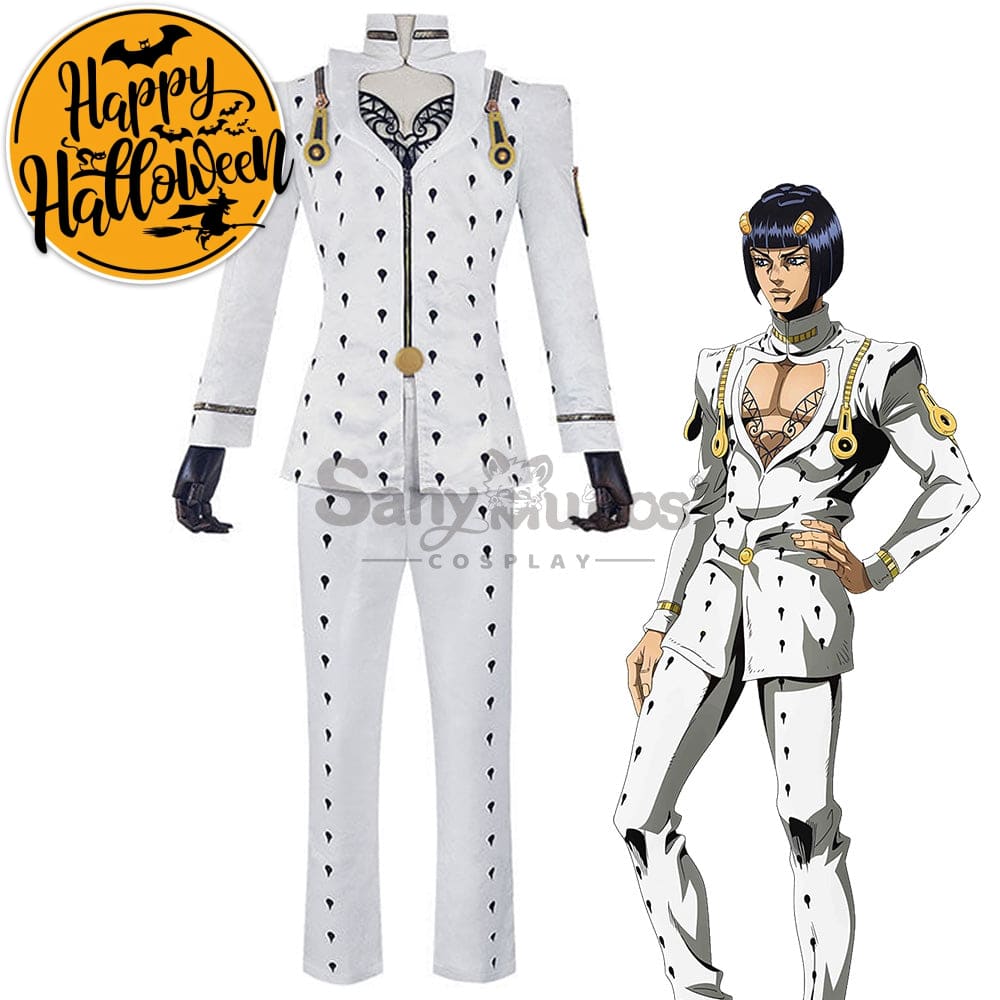 【In Stock】Anime Jojo’s Bizarre Adventure Cosplay Bruno Buccellati Costume Costumes