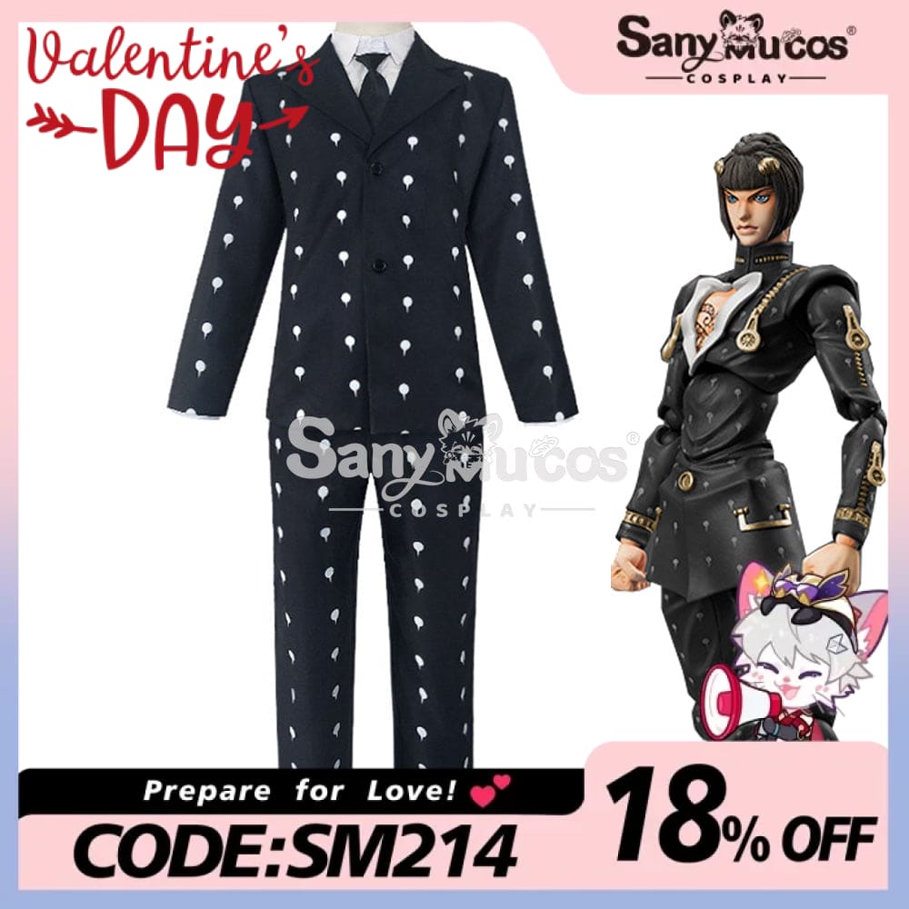 【In Stock】Anime Jojo’s Bizarre Adventure Cosplay Bruno Buccellati Costume Costumes