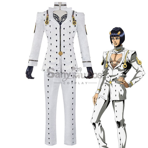 【In Stock】Anime Jojo’s Bizarre Adventure Cosplay Bruno Buccellati Costume Costumes