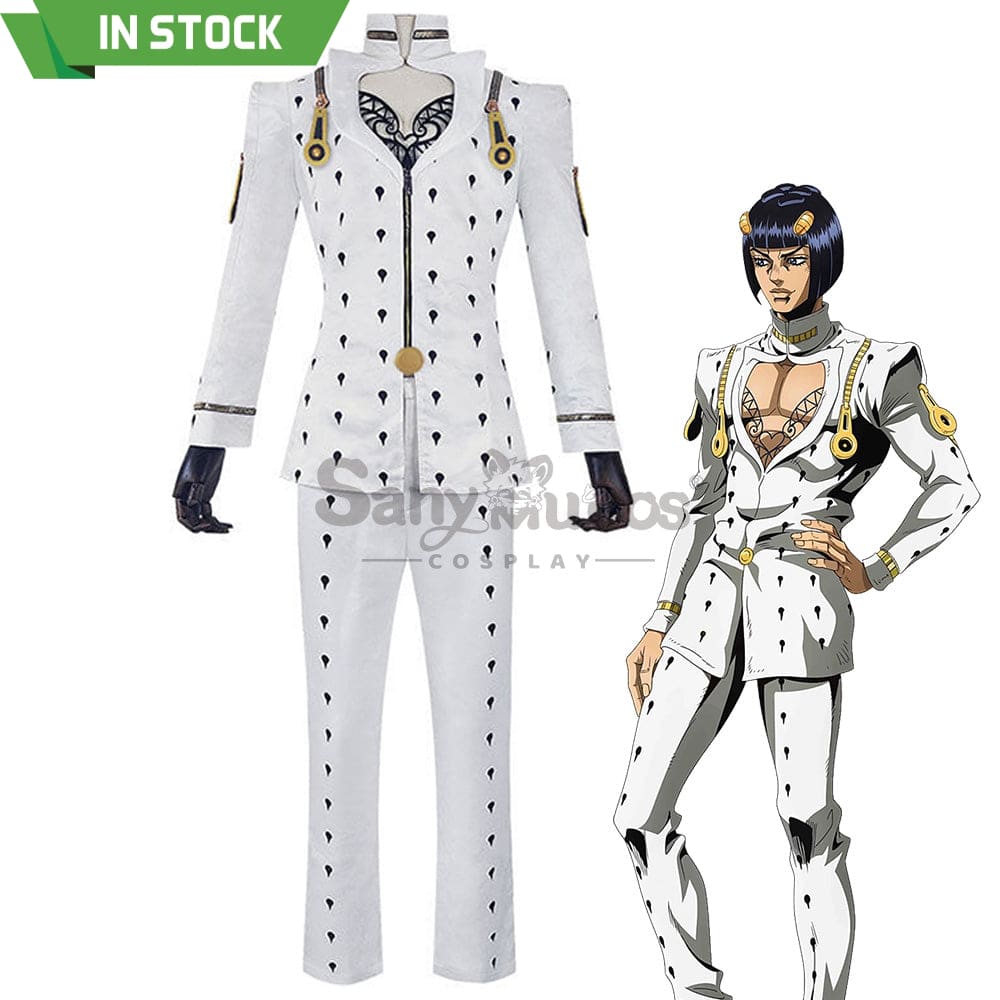 【In Stock】Anime Jojo’s Bizarre Adventure Cosplay Bruno Buccellati Costume Costumes