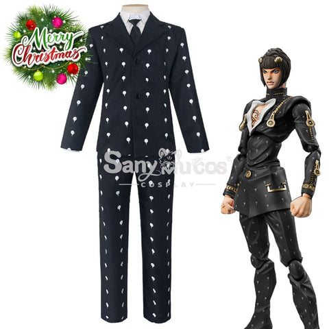 【In Stock】Anime Jojo’s Bizarre Adventure Cosplay Bruno Buccellati Costume Costumes