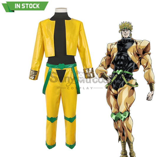 【In Stock】Anime Jojo’s Bizarre Adventure Cosplay Dio Brando Costume Costumes 1000