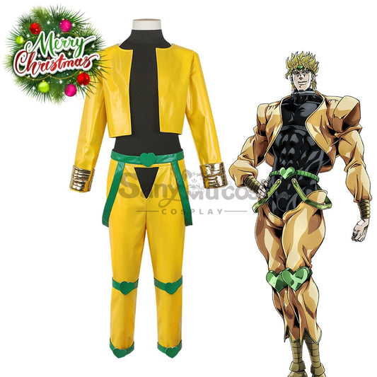 【In Stock】Anime Jojo’s Bizarre Adventure Cosplay Dio Brando Costume Costumes 1000