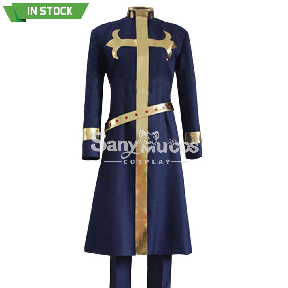 【In Stock】Anime Jojo’s Bizarre Adventure Cosplay Enrico Pucci Costume Costumes