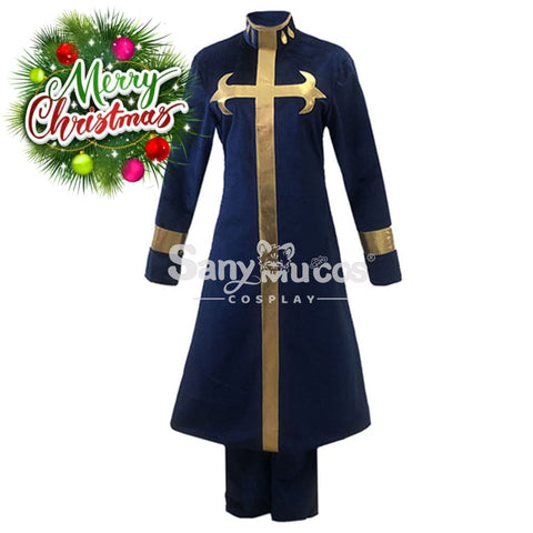 【In Stock】Anime Jojo’s Bizarre Adventure Cosplay Enrico Pucci Costume Costumes