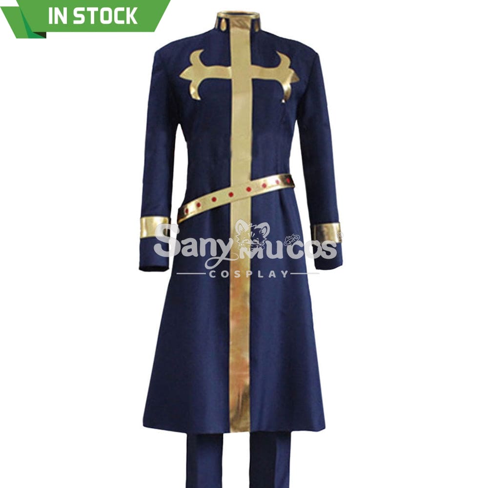 【In Stock】Anime Jojo’s Bizarre Adventure Cosplay Enrico Pucci Costume Costumes