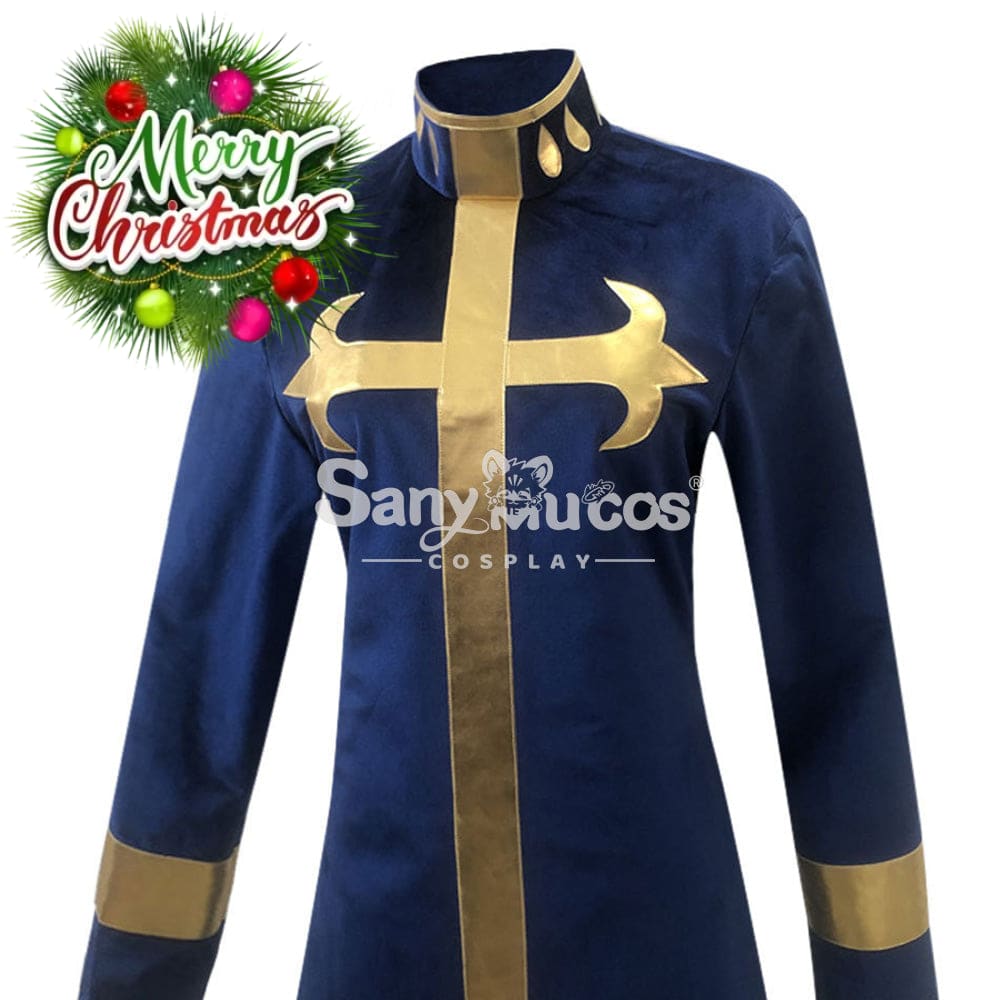 【In Stock】Anime Jojo’s Bizarre Adventure Cosplay Enrico Pucci Costume Costumes