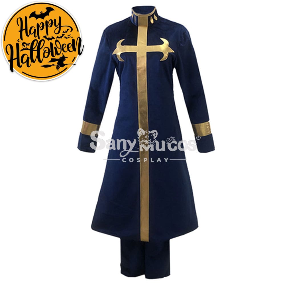 【In Stock】Anime Jojo’s Bizarre Adventure Cosplay Enrico Pucci Costume Costumes