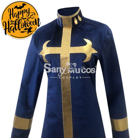 【In Stock】Anime Jojo’s Bizarre Adventure Cosplay Enrico Pucci Costume Costumes