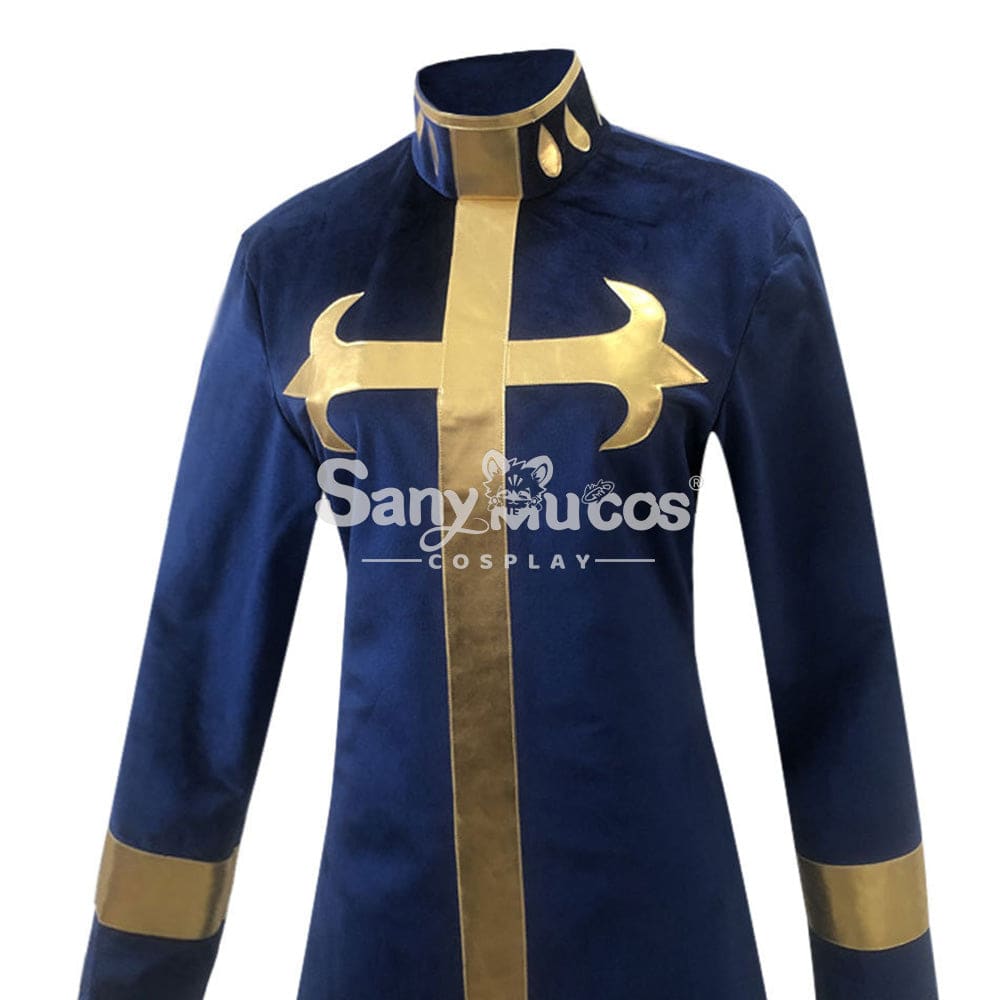 【In Stock】Anime Jojo’s Bizarre Adventure Cosplay Enrico Pucci Costume Costumes