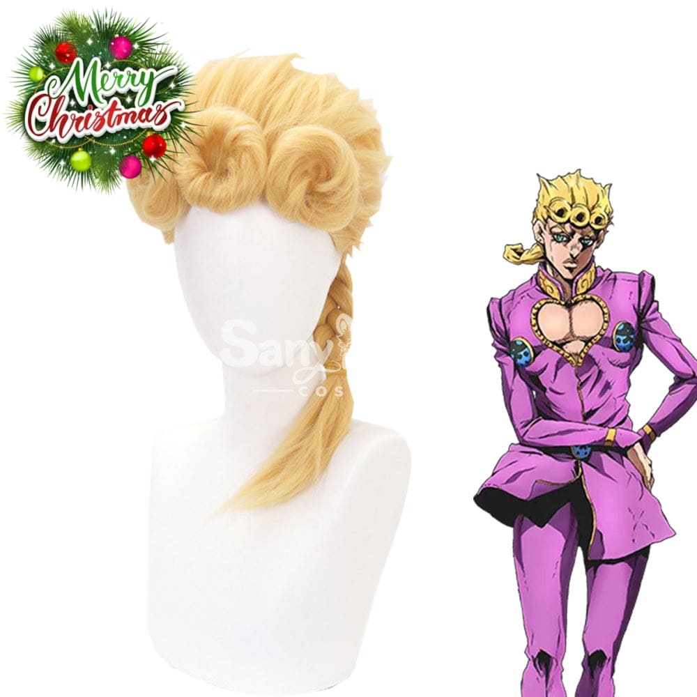 Anime Jojo’s Bizarre Adventure Cosplay Giorno Giovanna Wig Wigs
