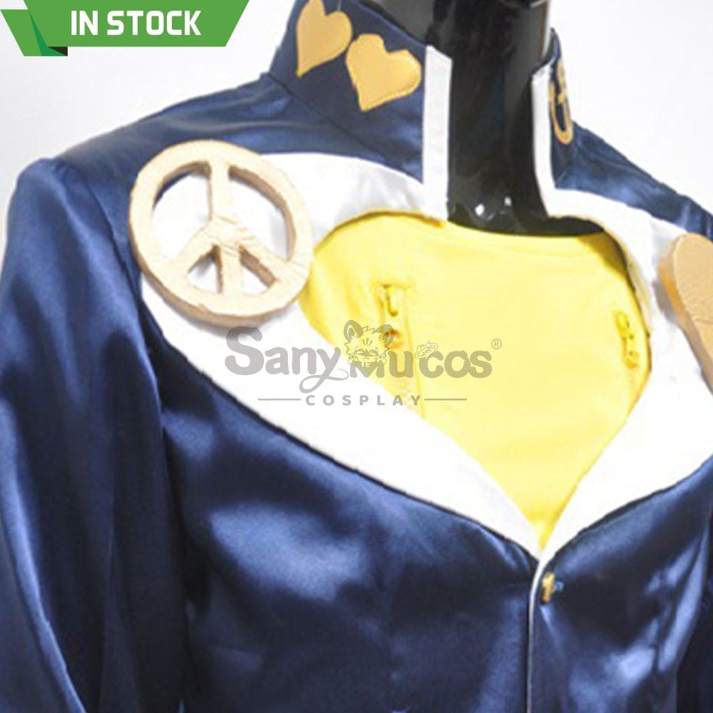 【In Stock】Anime Jojo’s Bizarre Adventure Cosplay Higashikata Josuke Costume Costumes