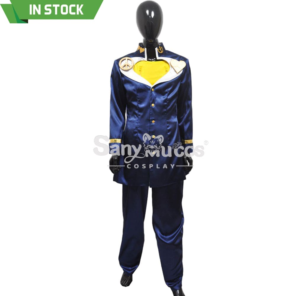 【In Stock】Anime Jojo’s Bizarre Adventure Cosplay Higashikata Josuke Costume Costumes