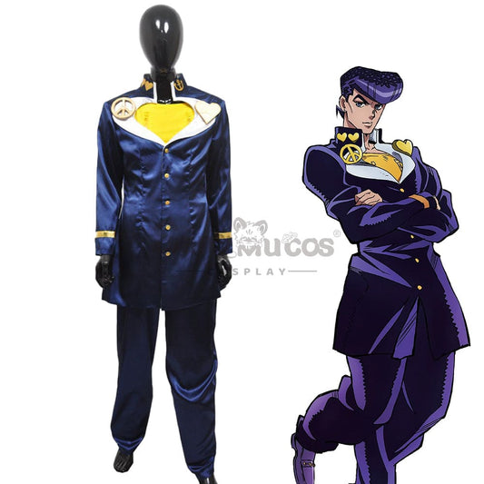 【In Stock】Anime Jojo’s Bizarre Adventure Cosplay Higashikata Josuke Costume Costumes 1000
