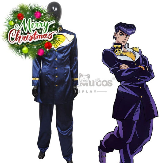 【In Stock】Anime Jojo’s Bizarre Adventure Cosplay Higashikata Josuke Costume Costumes 1000