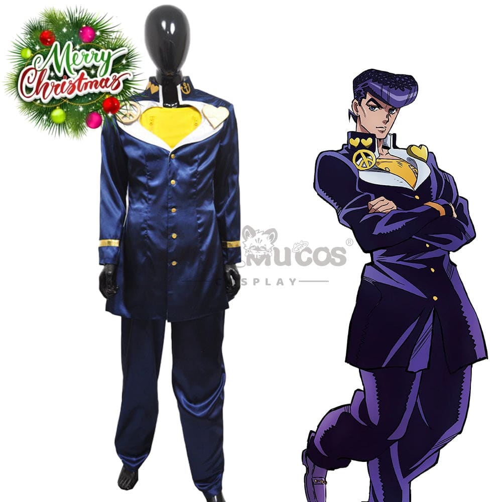 【In Stock】Anime Jojo’s Bizarre Adventure Cosplay Higashikata Josuke Costume Costumes