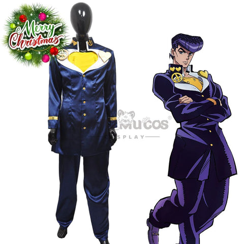 【In Stock】Anime Jojo’s Bizarre Adventure Cosplay Higashikata Josuke Costume Costumes