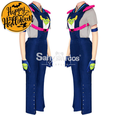 【In Stock】Anime Jojo’s Bizarre Adventure Cosplay Jodio Joestar Costume Costumes