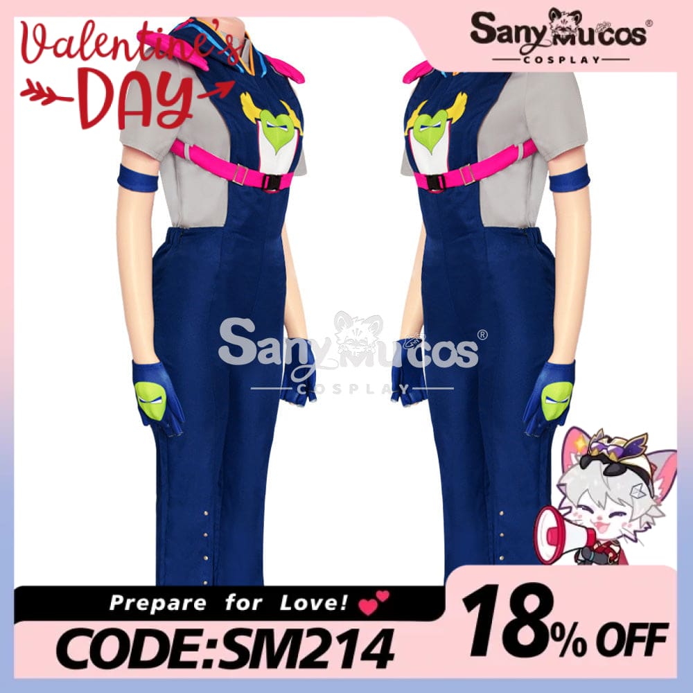 【In Stock】Anime Jojo’s Bizarre Adventure Cosplay Jodio Joestar Costume Costumes