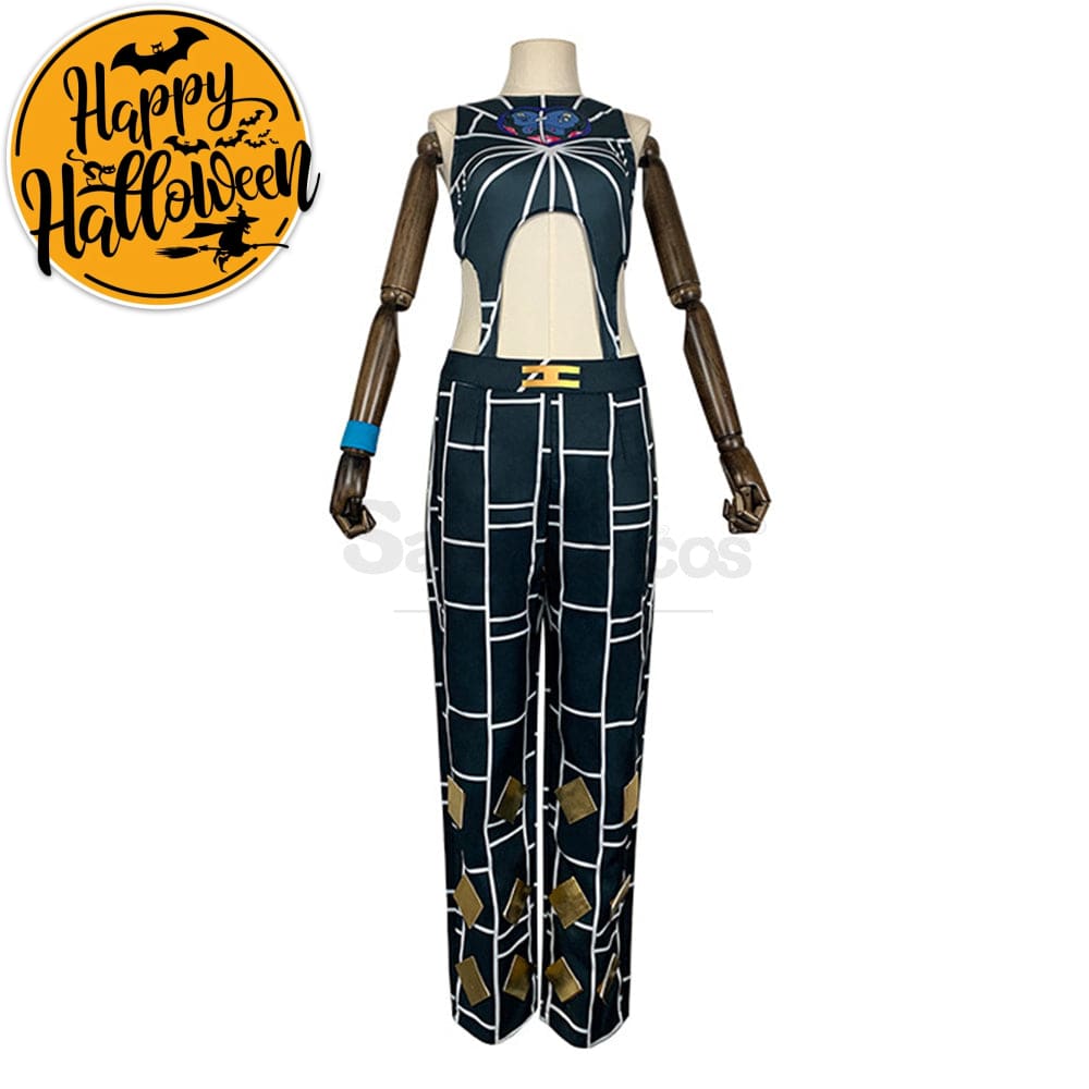 【In Stock】Anime Jojo’s Bizarre Adventure Cosplay Jolyne Cujoh Costume Costumes