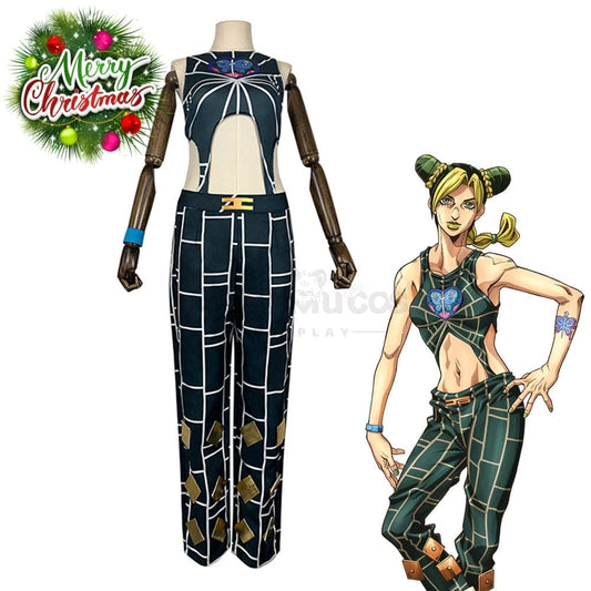 【In Stock】Anime Jojo’s Bizarre Adventure Cosplay Jolyne Cujoh Costume Costumes 1000