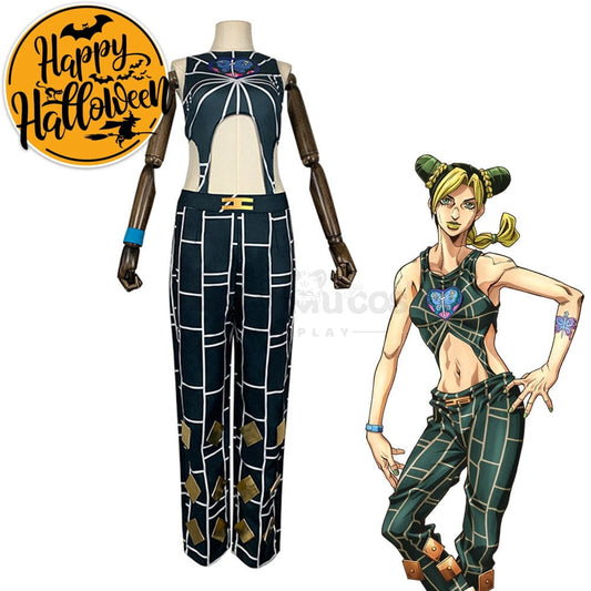 【In Stock】Anime Jojo’s Bizarre Adventure Cosplay Jolyne Cujoh Costume Costumes 1000