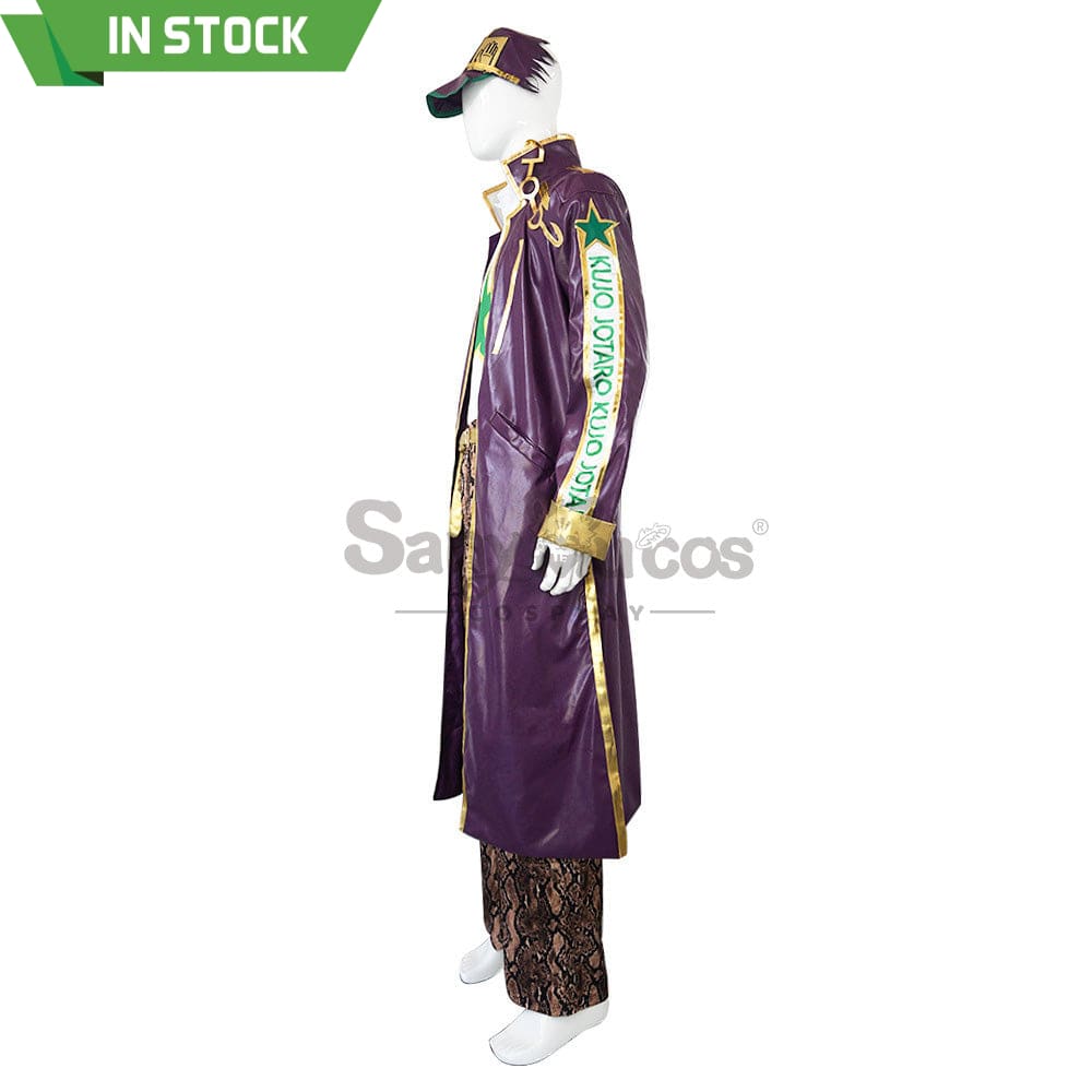 【In Stock】Anime Jojo’s Bizarre Adventure Cosplay Jotaro Kujo Costume Costumes