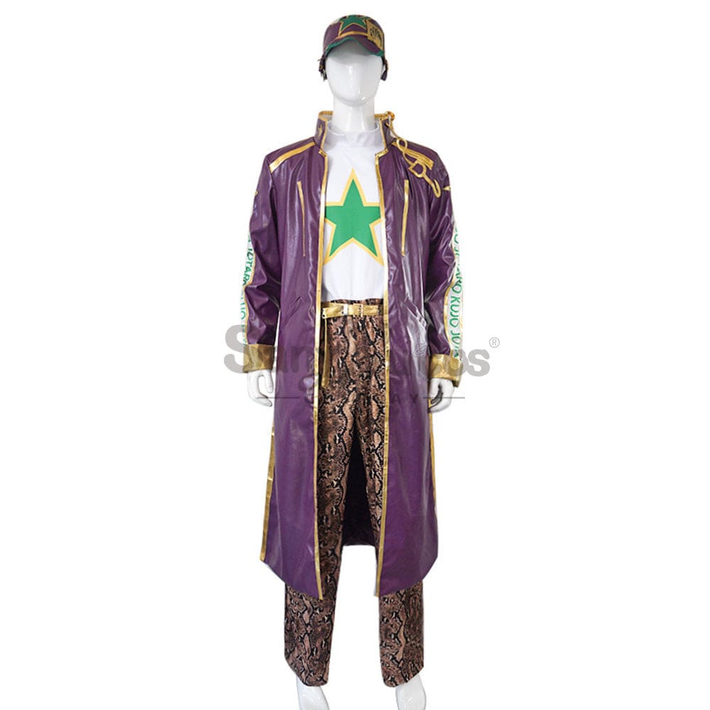 【In Stock】Anime Jojo’s Bizarre Adventure Cosplay Jotaro Kujo Costume Costumes