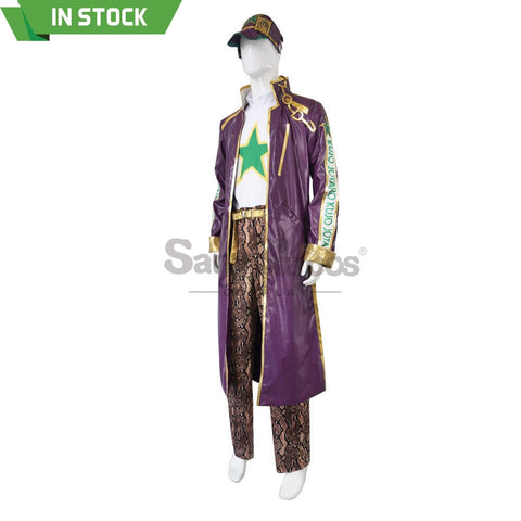 【In Stock】Anime Jojo’s Bizarre Adventure Cosplay Jotaro Kujo Costume Costumes