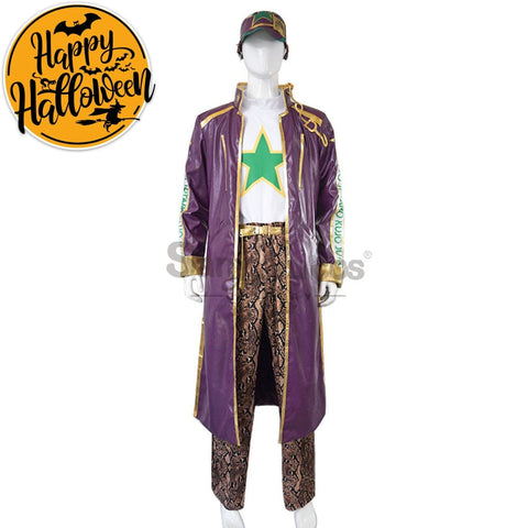 【In Stock】Anime Jojo’s Bizarre Adventure Cosplay Jotaro Kujo Costume Costumes