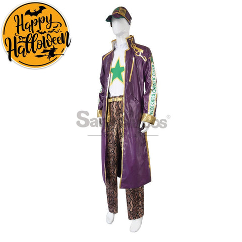 【In Stock】Anime Jojo’s Bizarre Adventure Cosplay Jotaro Kujo Costume Costumes