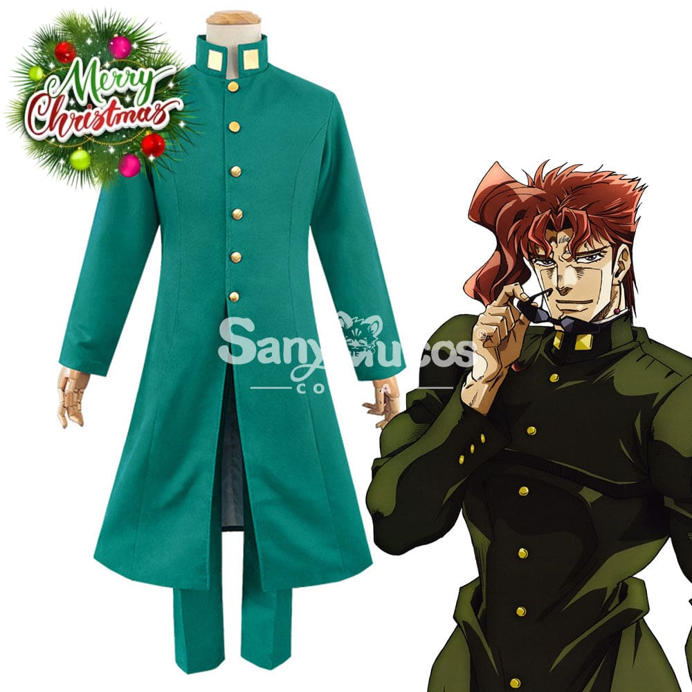 【In Stock】Anime Jojo’s Bizarre Adventure Cosplay Kakyoin Noriaki Costume Costumes