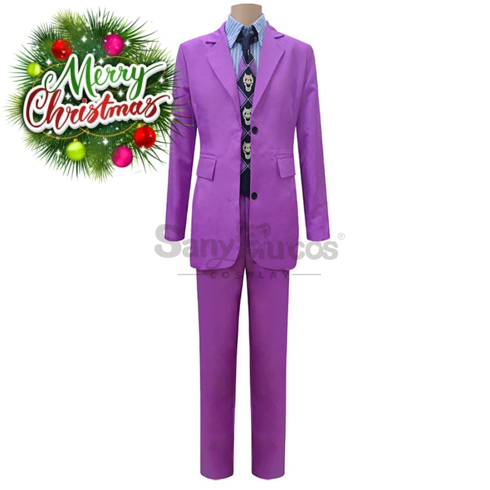 【In Stock】Anime Jojo’s Bizarre Adventure Cosplay Kira Yoshikage Costume Costumes