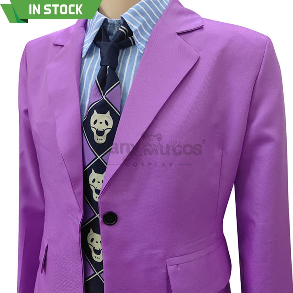 【In Stock】Anime Jojo’s Bizarre Adventure Cosplay Kira Yoshikage Costume Costumes