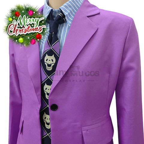 【In Stock】Anime Jojo’s Bizarre Adventure Cosplay Kira Yoshikage Costume Costumes