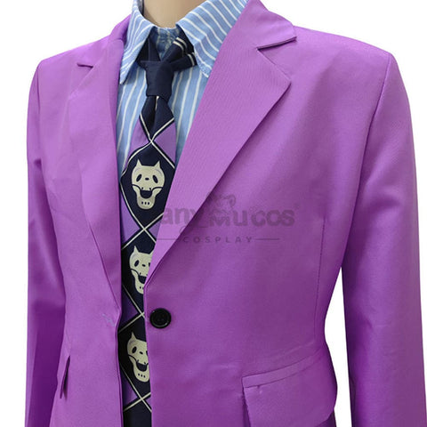 【In Stock】Anime Jojo’s Bizarre Adventure Cosplay Kira Yoshikage Costume Costumes