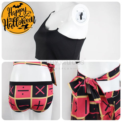 【In Stock】Anime Jojo’s Bizarre Adventure Cosplay Trish Una Swimsuit Costume Plus Size Costumes