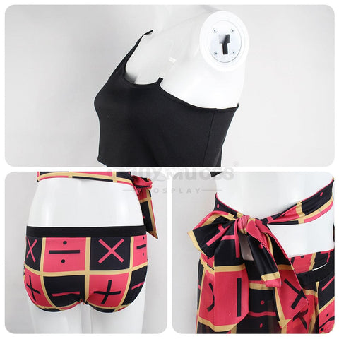 【In Stock】Anime Jojo’s Bizarre Adventure Cosplay Trish Una Swimsuit Costume Plus Size Costumes