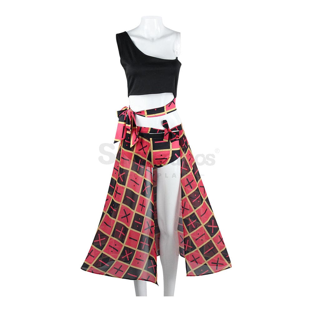 【In Stock】Anime Jojo’s Bizarre Adventure Cosplay Trish Una Swimsuit Costume Plus Size Costumes