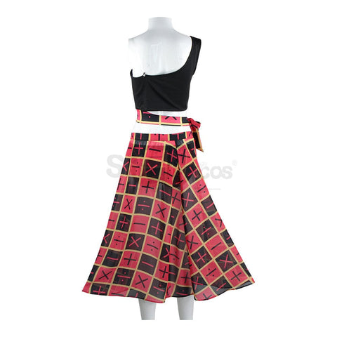 【In Stock】Anime Jojo’s Bizarre Adventure Cosplay Trish Una Swimsuit Costume Plus Size Costumes