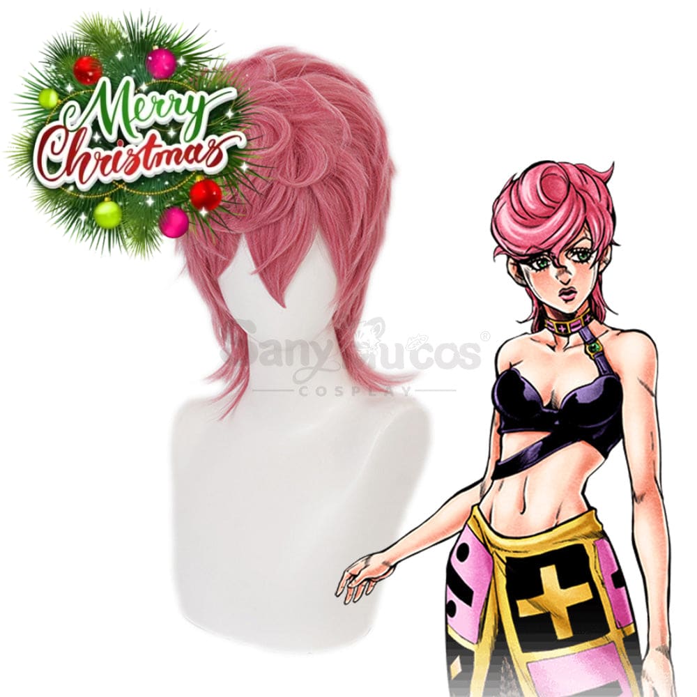 【In Stock】Anime Jojo’s Bizarre Adventure Cosplay Trish Una Wig Wigs