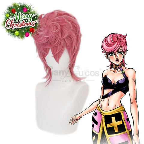 【In Stock】Anime Jojo’s Bizarre Adventure Cosplay Trish Una Wig Wigs