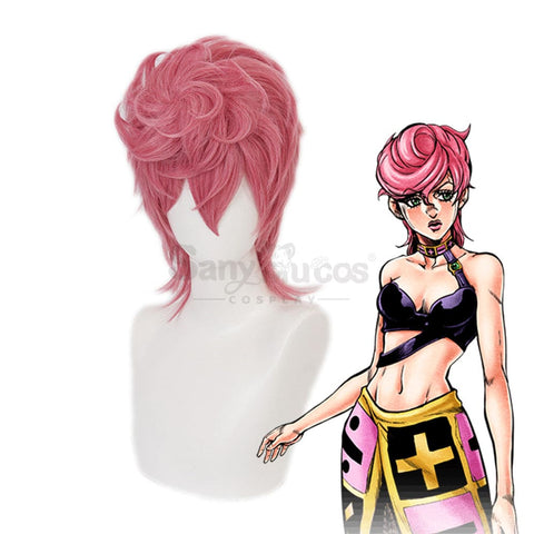 【In Stock】Anime Jojo’s Bizarre Adventure Cosplay Trish Una Wig Wigs