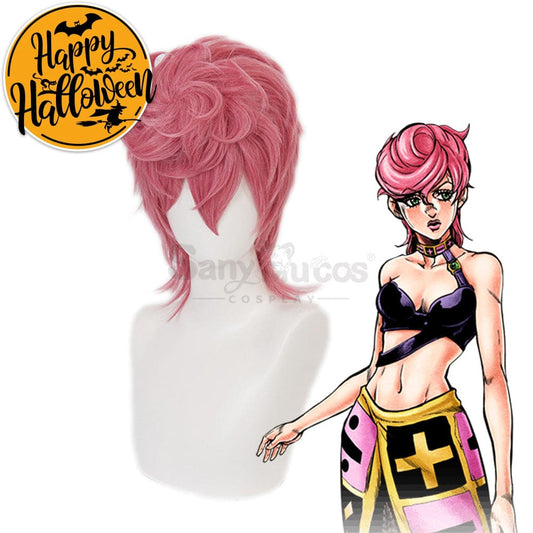 【In Stock】Anime Jojo’s Bizarre Adventure Cosplay Trish Una Wig Wigs 1000
