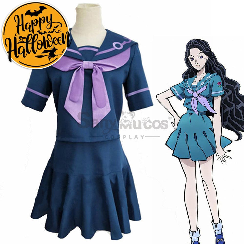 【In Stock】Anime Jojo’s Bizarre Adventure Cosplay Yukako Costume Costumes