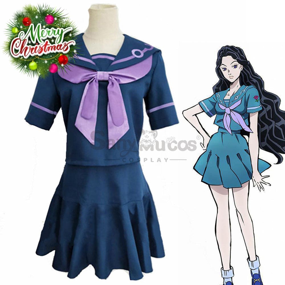 【In Stock】Anime Jojo’s Bizarre Adventure Cosplay Yukako Costume Costumes